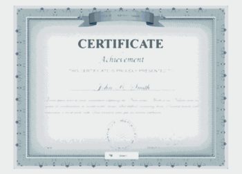 Reed’s Certificate